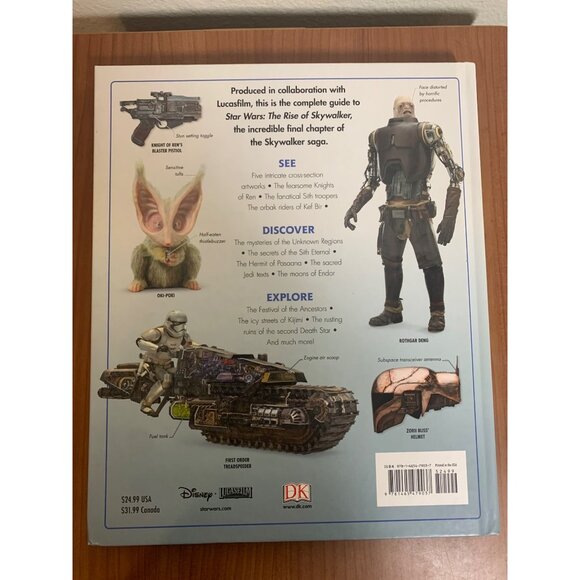 Star Wars Visual Dictionary The Rise of Skywalker Hardcover Book VGUC - Picture 2 of 3